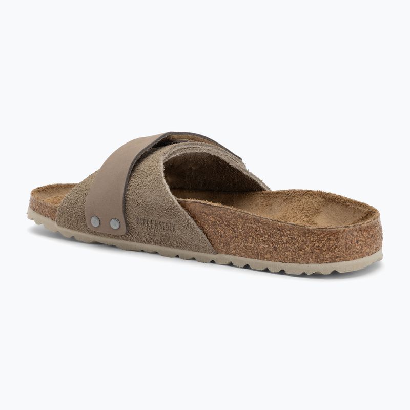 Жіночі шльопанці BIRKENSTOCK Oita W LENB/LEVE вузькі сірі 3