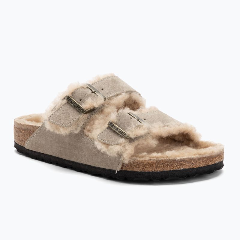 Шльопанці BIRKENSTOCK Arizona Shearling SL Regular taupe