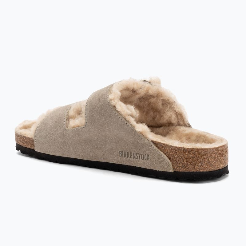 Шльопанці BIRKENSTOCK Arizona Shearling SL Regular taupe 3