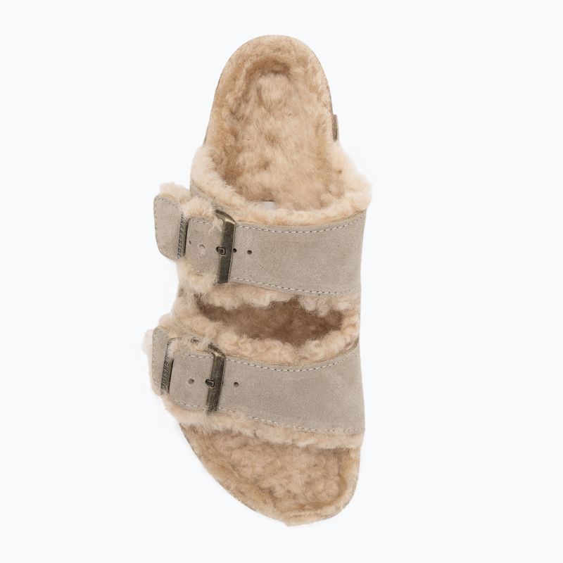 Шльопанці BIRKENSTOCK Arizona Shearling SL Regular taupe 5