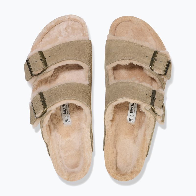 Шльопанці BIRKENSTOCK Arizona Shearling SL Regular taupe 10