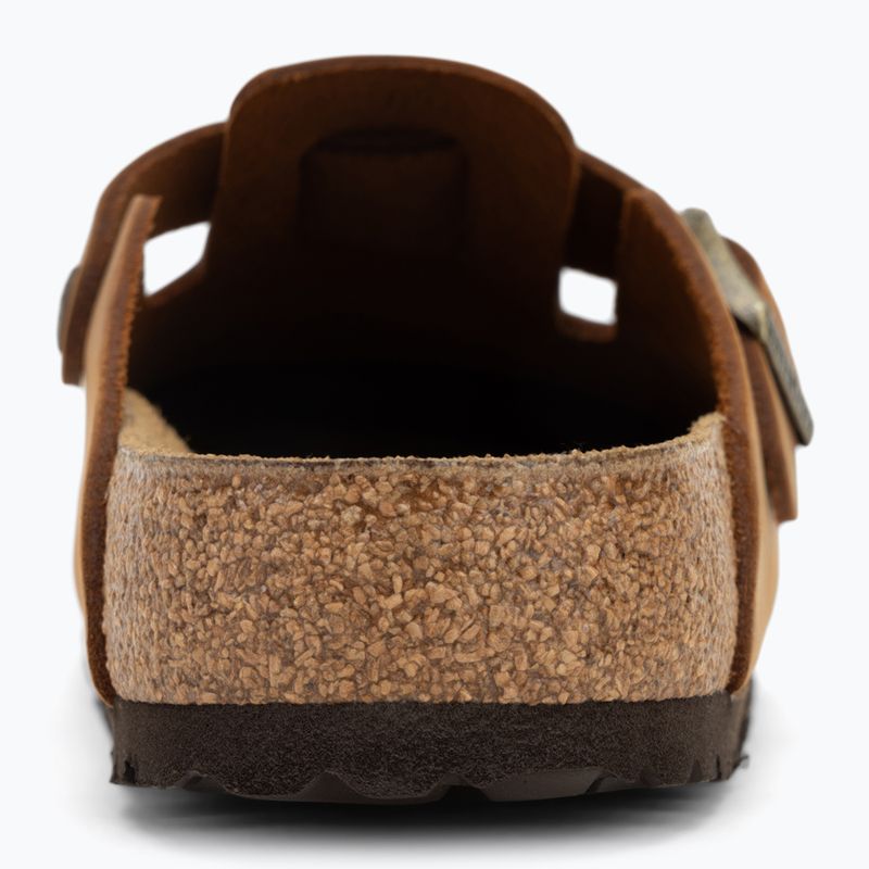 Шльопанці BIRKENSTOCK Boston LEOI Regular коньячні 6