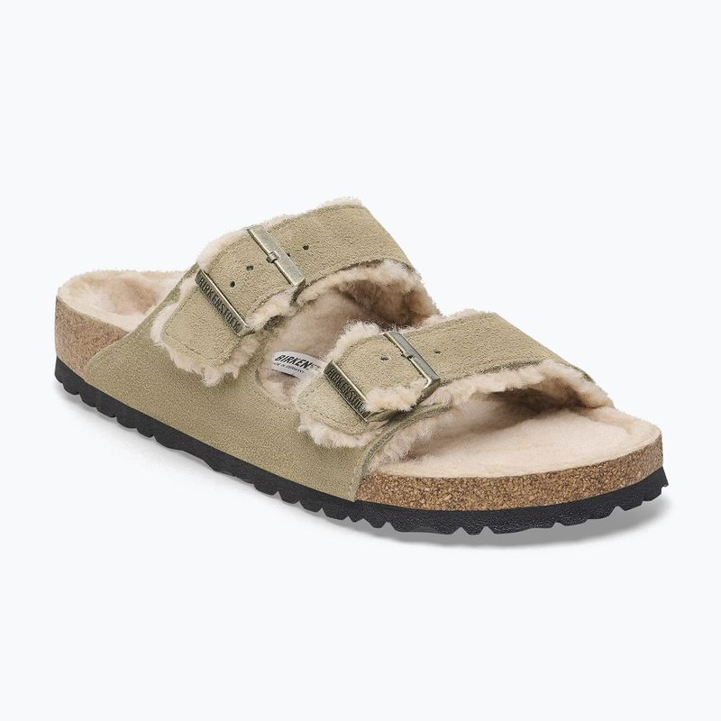 Шльопанці BIRKENSTOCK Arizona Shearling SL Narrow taupe 8