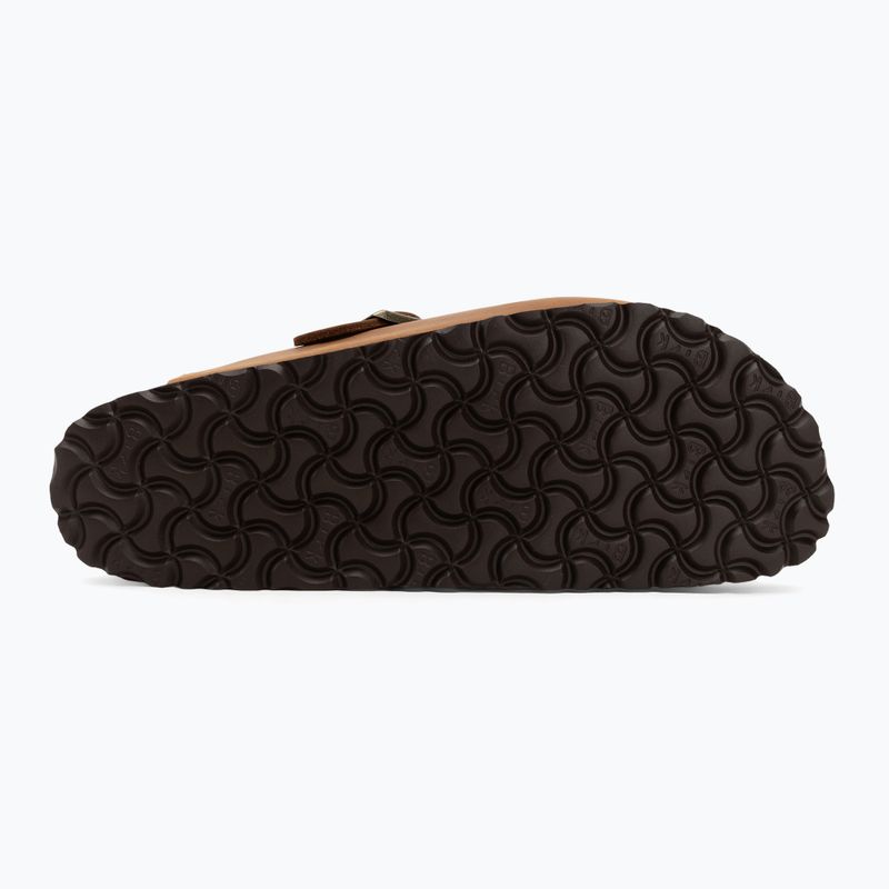 BIRKENSTOCK Boston LEOI Вузькі коньячні шльопанці 4