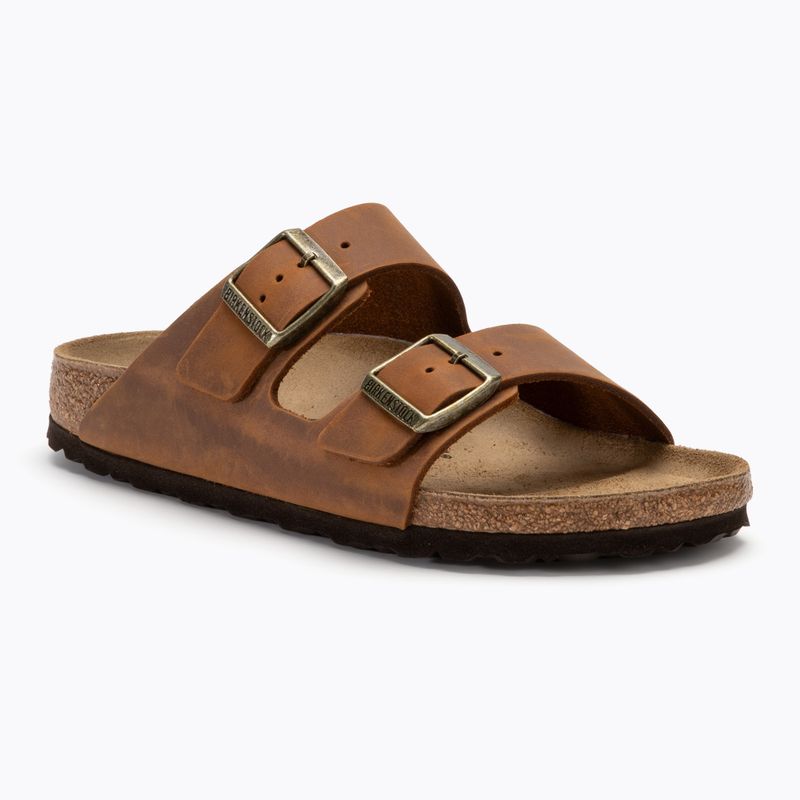 Шльопанці BIRKENSTOCK Arizona LEOI Narrow cognac