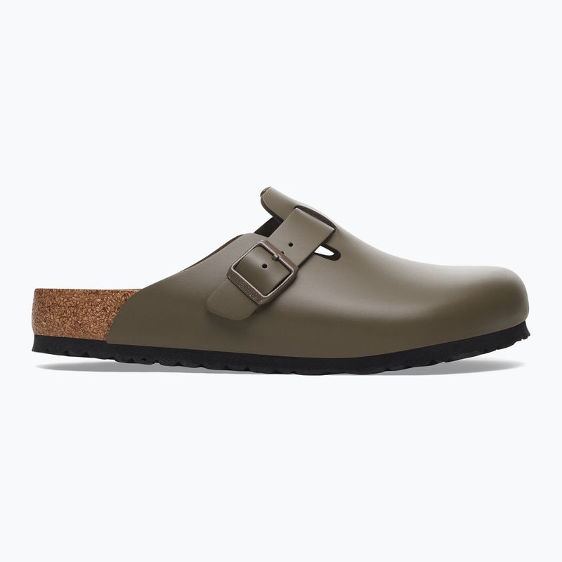 Шльопанці BIRKENSTOCK Boston NL Regular smooth leather concrete gray 2