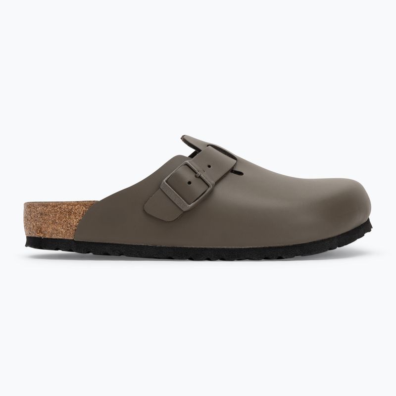 Шльопанці BIRKENSTOCK Boston NL Regular smooth leather concrete gray 2