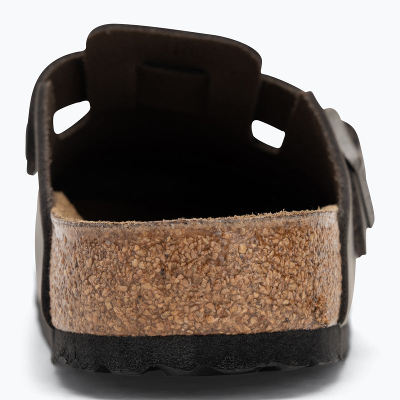Шльопанці BIRKENSTOCK Boston NL Regular smooth leather concrete gray 6