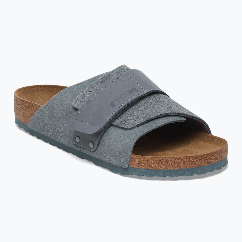 BIRKENSTOCK Kyoto LENB/LEVE Вузькі шльопанці базальтово-сірі 2