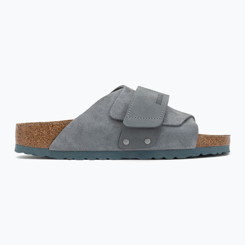 BIRKENSTOCK Kyoto LENB/LEVE Вузькі шльопанці базальтово-сірі 2