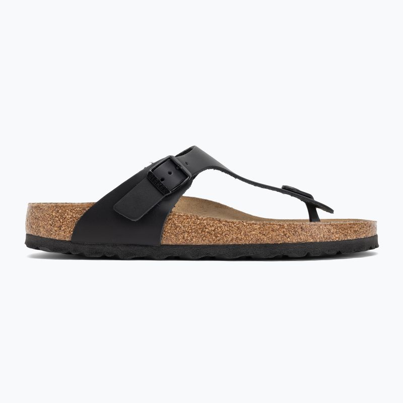 Шльопанці BIRKENSTOCK Gizeh NL Регулярні чорні шльопанці 2