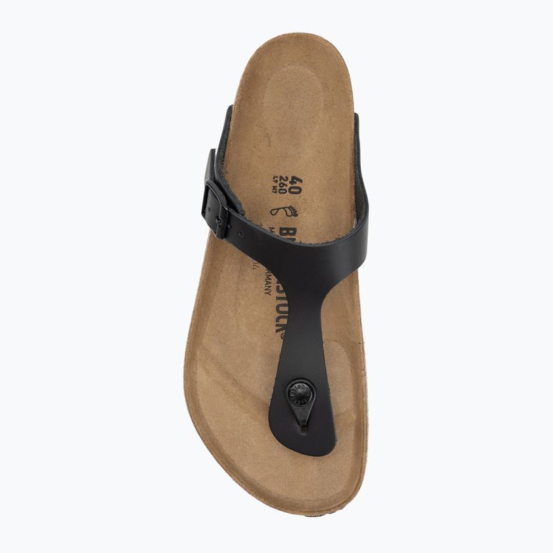 Шльопанці BIRKENSTOCK Gizeh NL Регулярні чорні шльопанці 5