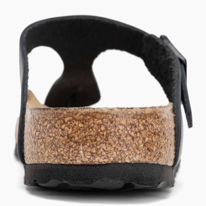Шльопанці BIRKENSTOCK Gizeh NL Регулярні чорні шльопанці 6