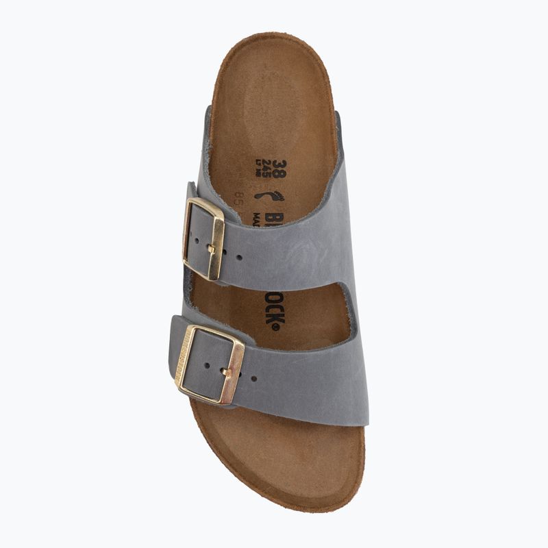 Жіночі шльопанці BIRKENSTOCK Arizona LEOI Narrow basalt gray 5