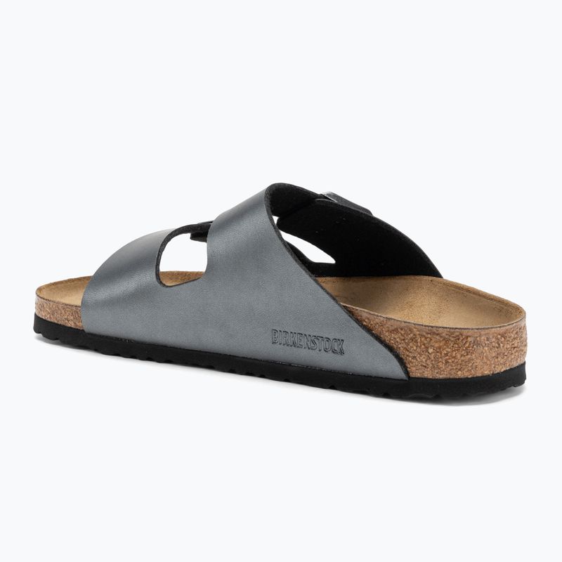 Шльопанці BIRKENSTOCK Arizona BF Narrow metallic black 3
