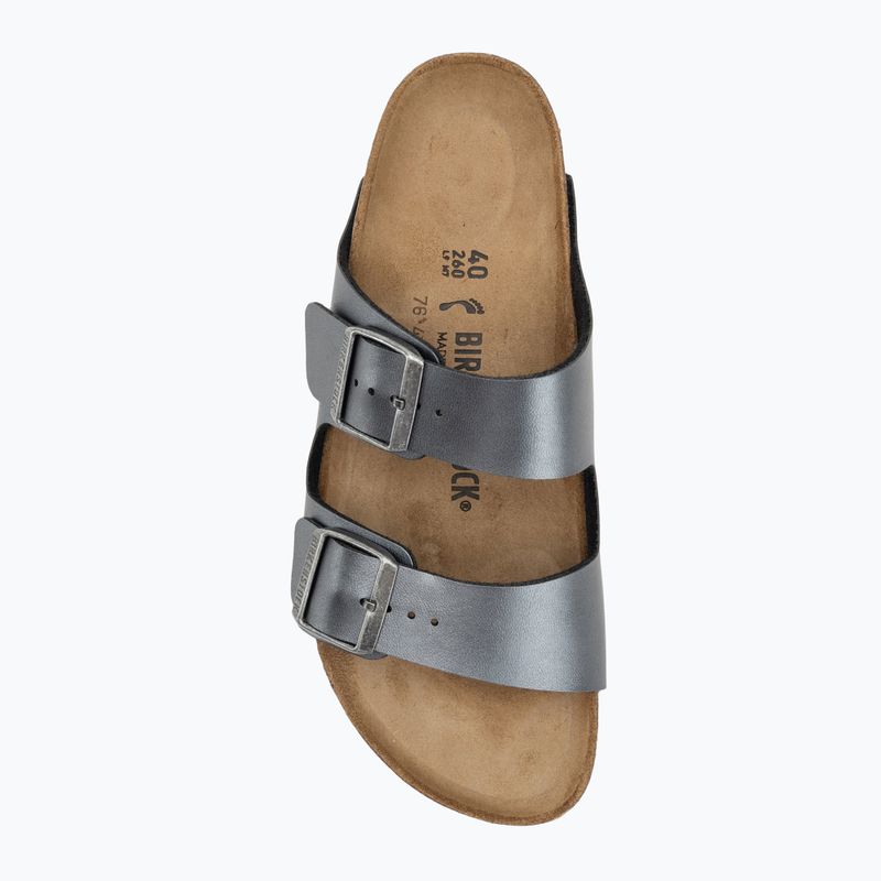 Шльопанці BIRKENSTOCK Arizona BF Narrow metallic black 5