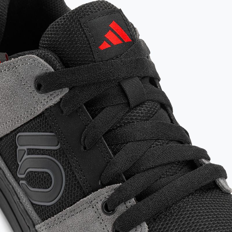 Чоловічі велотуфлі на платформі adidas FIVE TEN Freerider сірі п'ять/сердечник чорний/сірі чотири HP9936 8