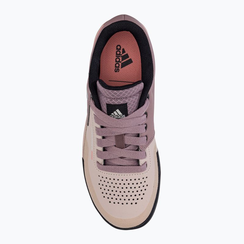 Кросівки велосипедні на платформі жіночі adidas FIVE TEN Freerider Pro wobder taupe/grey/acid orange 6