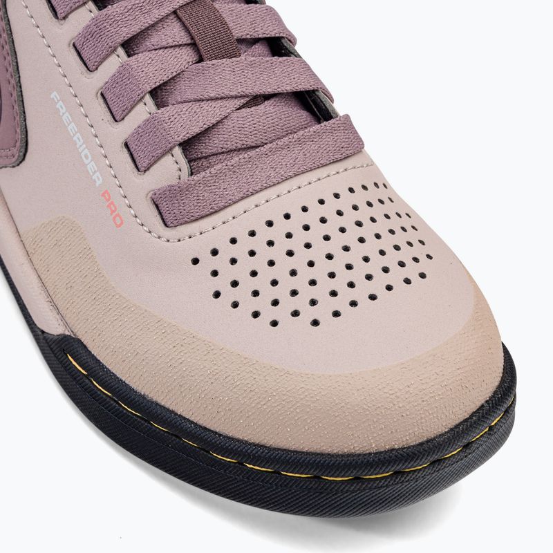 Кросівки велосипедні на платформі жіночі adidas FIVE TEN Freerider Pro wobder taupe/grey/acid orange 7