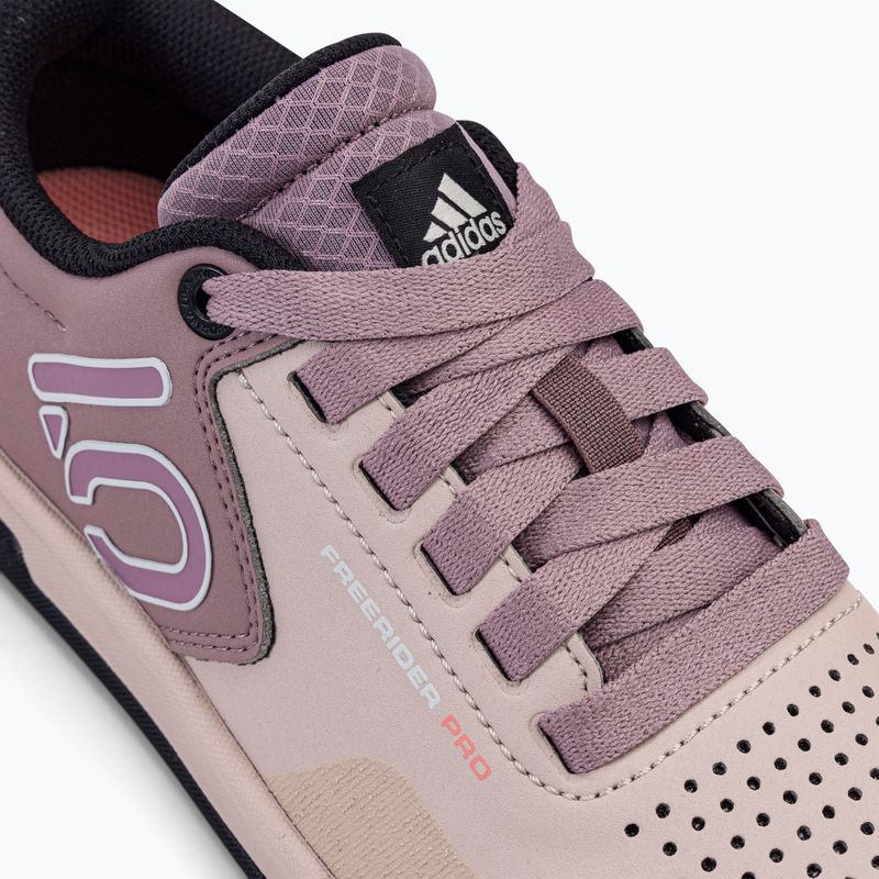 Кросівки велосипедні на платформі жіночі adidas FIVE TEN Freerider Pro wobder taupe/grey/acid orange 10