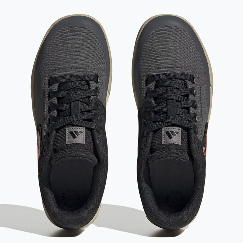 Кросівки велосипедні жіночі adidas FIVE TEN Freerider Pro Canvas W grey six/grey four/impact orange 10
