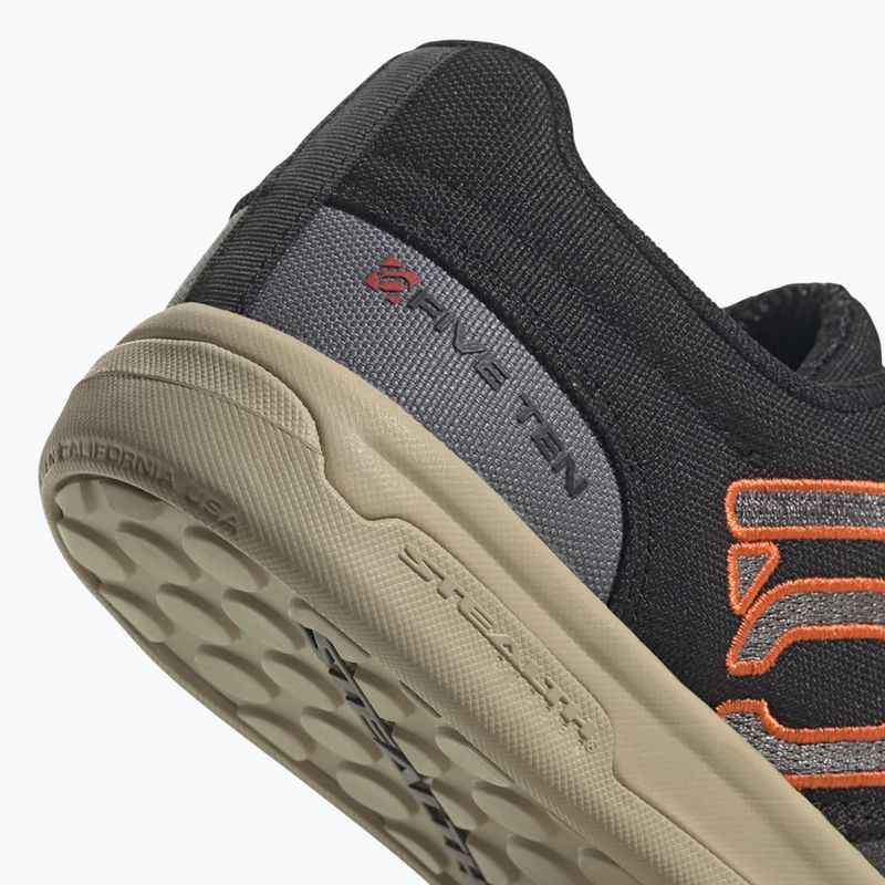 Кросівки велосипедні жіночі adidas FIVE TEN Freerider Pro Canvas W grey six/grey four/impact orange 13