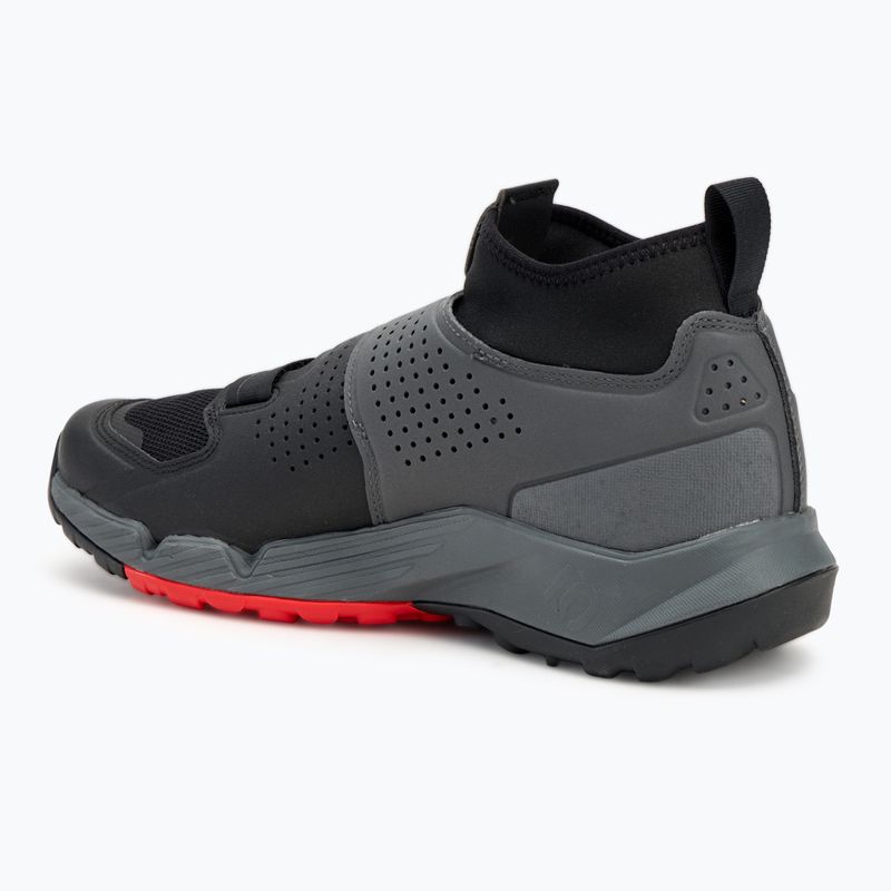Чоловічі велотуфлі для МТБ adidas FIVE TEN Trailcross Pro Clip-In сірі п'ятірка / серцевина чорна / червона 3