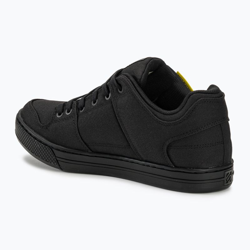 Кросівки велосипедні на платформі чоловічі adidas FIVE TEN Freerider Canvas core black/dgh solid grey/grey five 3