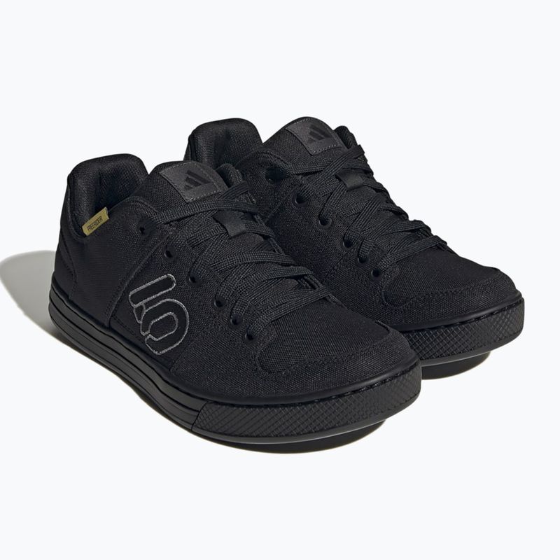 Кросівки велосипедні на платформі чоловічі adidas FIVE TEN Freerider Canvas core black/dgh solid grey/grey five 8