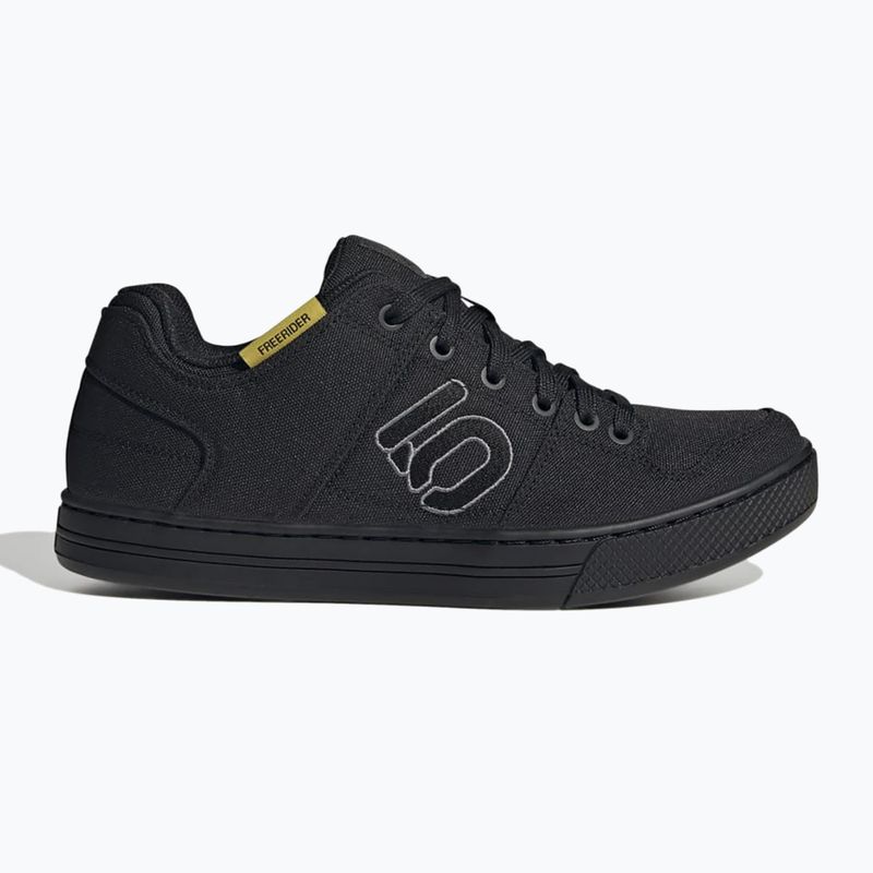 Кросівки велосипедні на платформі чоловічі adidas FIVE TEN Freerider Canvas core black/dgh solid grey/grey five 9