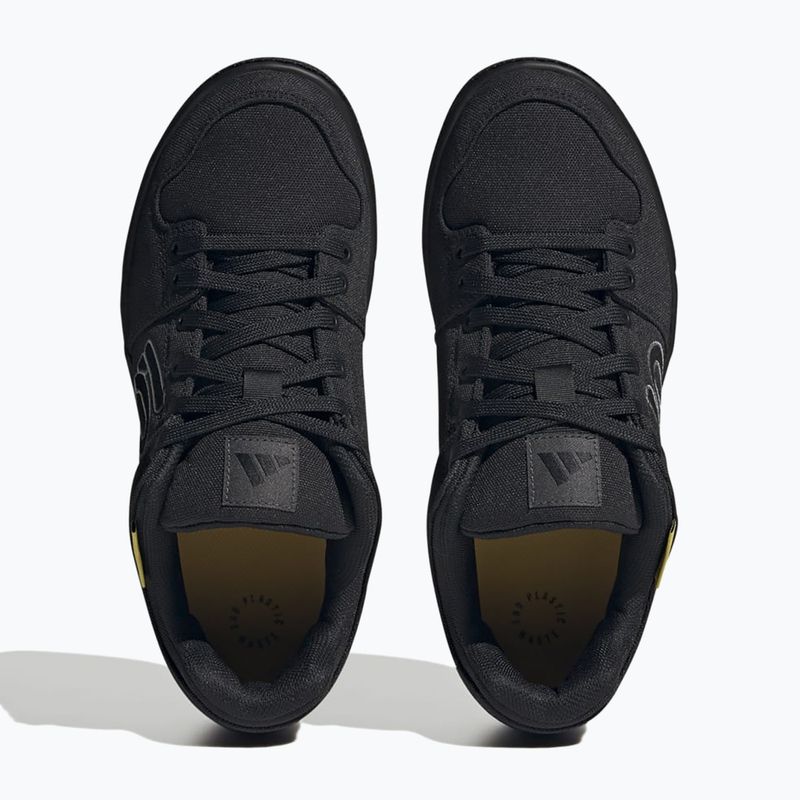 Кросівки велосипедні на платформі чоловічі adidas FIVE TEN Freerider Canvas core black/dgh solid grey/grey five 11