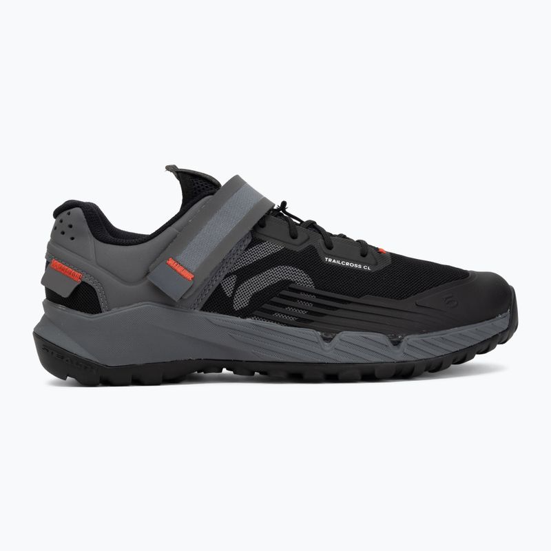 Чоловіче велосипедне взуття MTB adidas FIVE TEN Trailcross Clip In core black/grey three/red 2