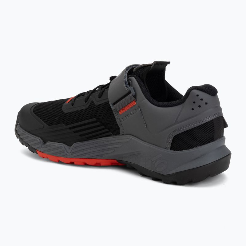 Чоловіче велосипедне взуття MTB adidas FIVE TEN Trailcross Clip In core black/grey three/red 3
