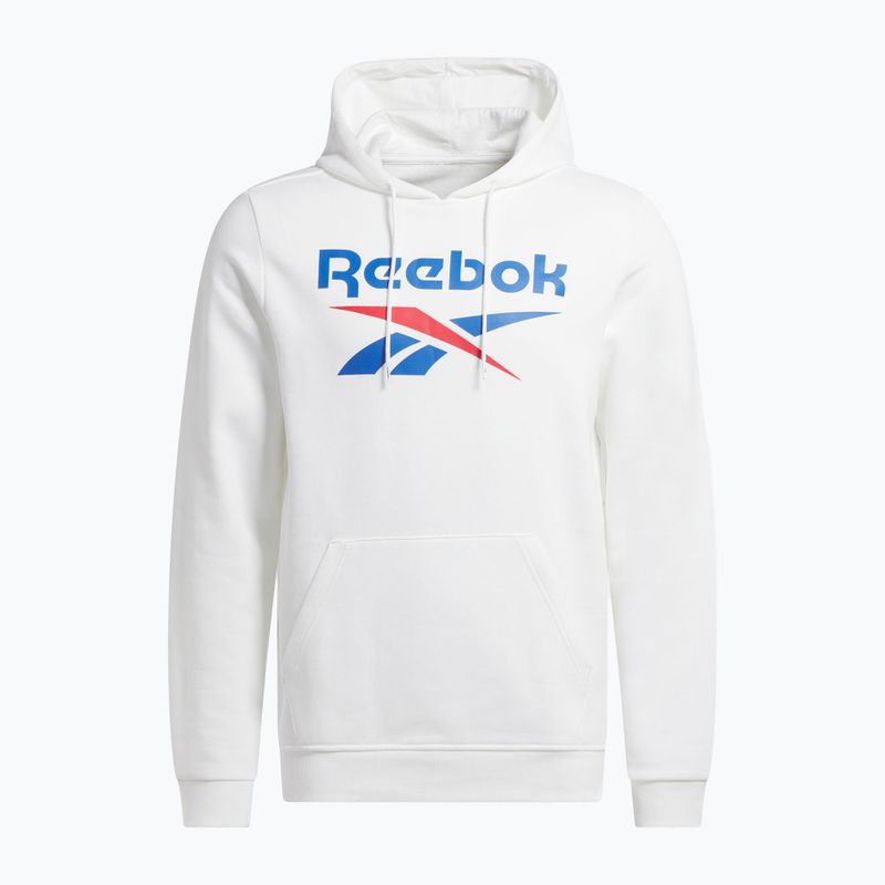 Чоловіча толстовка з флісу Reebok Reebok Identity з великим логотипом біла