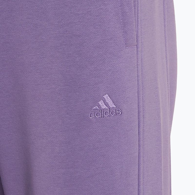 Штани жіночі adidas All SZN Fleece violet fusion 3