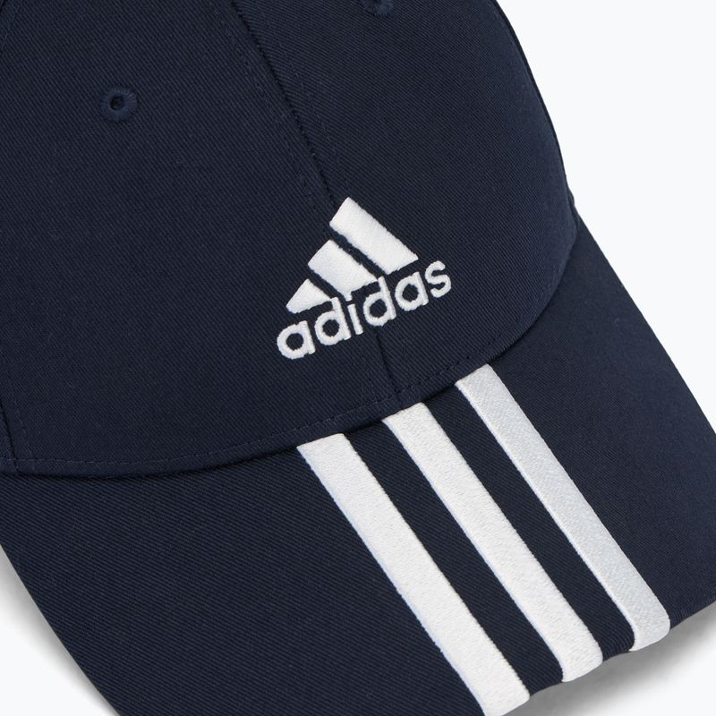 Бейсболка adidas Baseball 3-Stripes Cotton Twilen темно-синій/білий 3