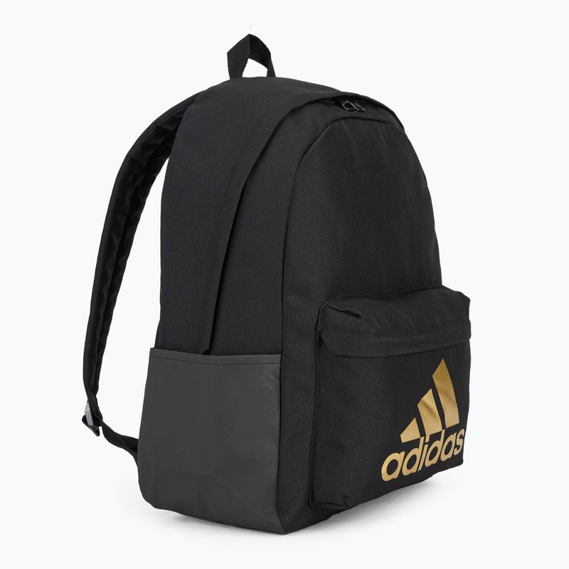 рюкзак adidas Classic Badge Of Sport 27.5 л чорний/золотий металік 2