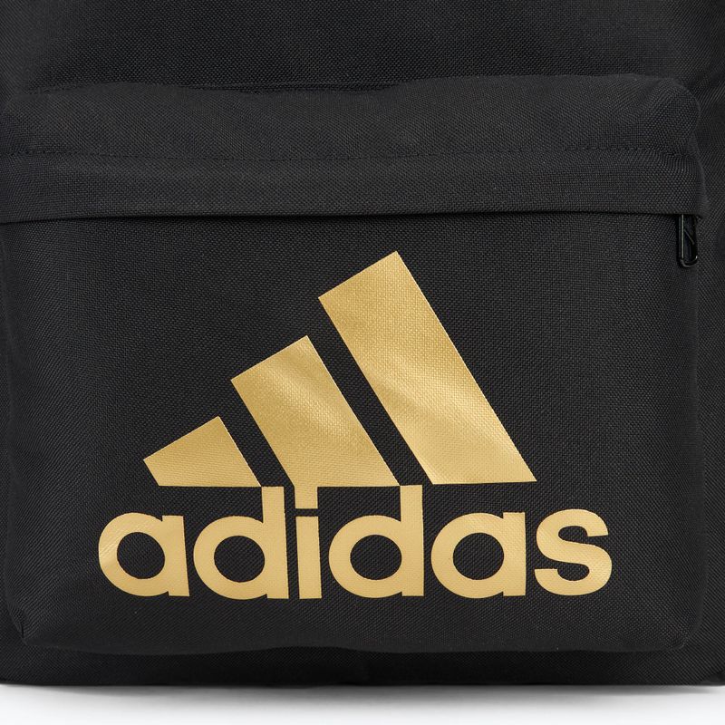 рюкзак adidas Classic Badge Of Sport 27.5 л чорний/золотий металік 4