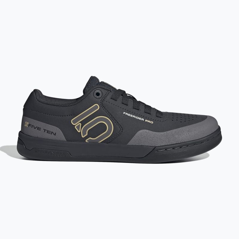 Кросівки велосипедні на платформі чоловічі adidas FIVE TEN Freerider Pro carbon/charcoal/oat 2