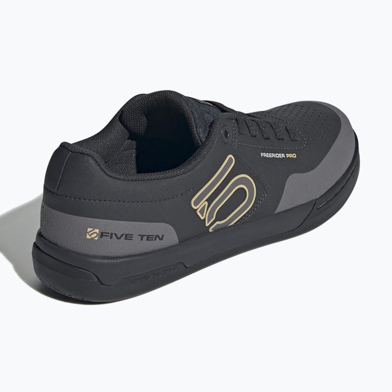 Кросівки велосипедні на платформі чоловічі adidas FIVE TEN Freerider Pro carbon/charcoal/oat 3