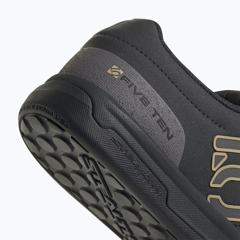 Кросівки велосипедні на платформі чоловічі adidas FIVE TEN Freerider Pro carbon/charcoal/oat 6