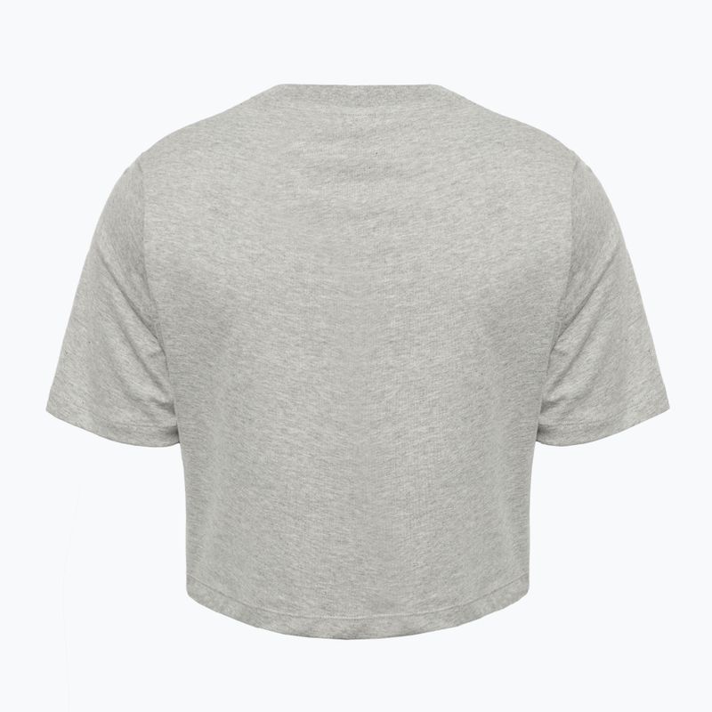 Футболка жіноча Reebok Identity Big Logo Crop Tee medium grey heather 2