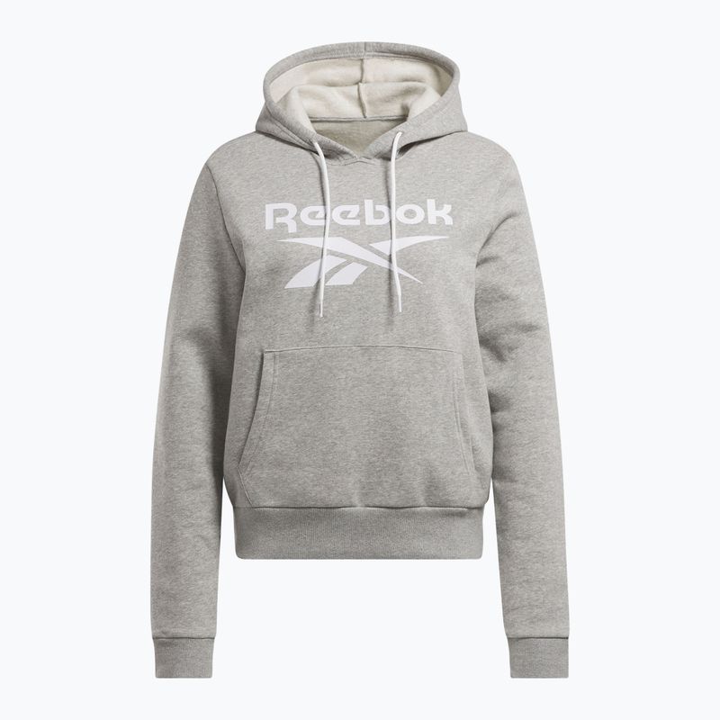 Жіночий флісовий світшот Reebok Identity Big Logo середній сірий верес 3