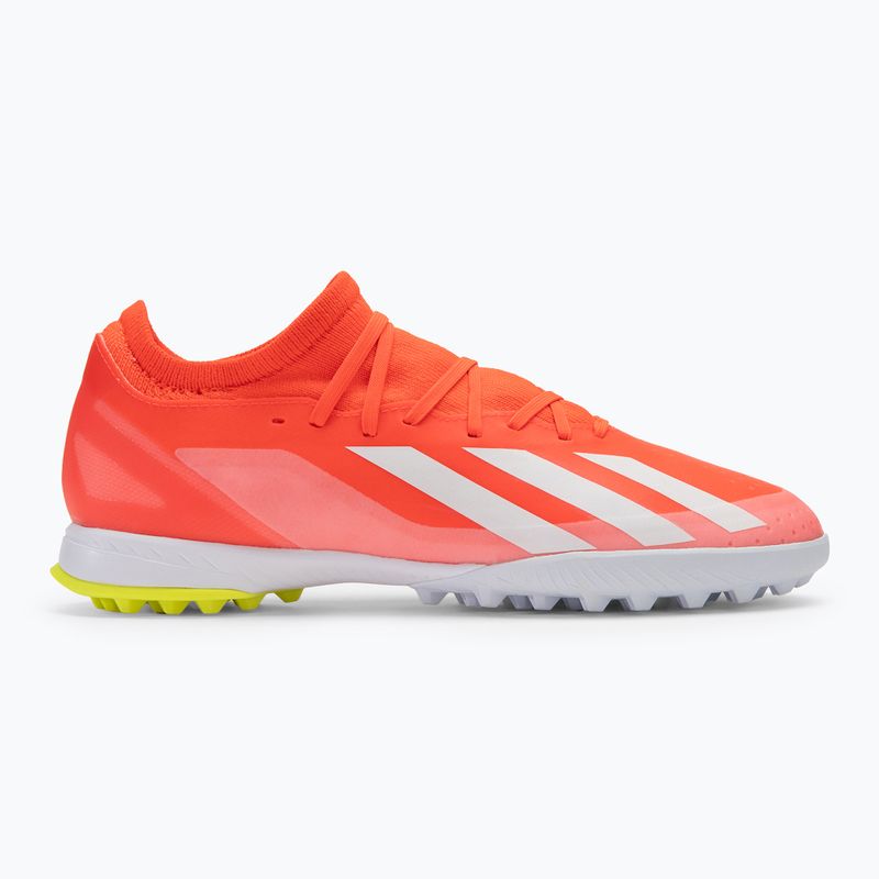 Кросівки футбольні чоловічі adidas X Crazyfast League TF solar red/cloud white/team solar yellow 2