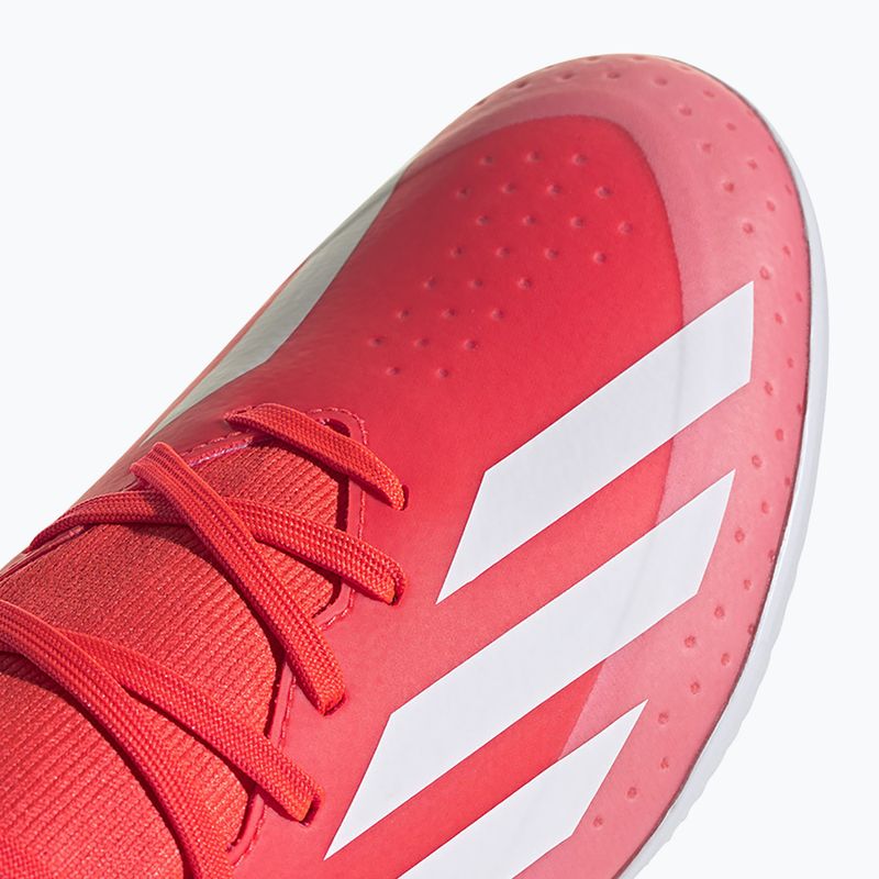 Кросівки футбольні чоловічі adidas X Crazyfast League TF solar red/cloud white/team solar yellow 9