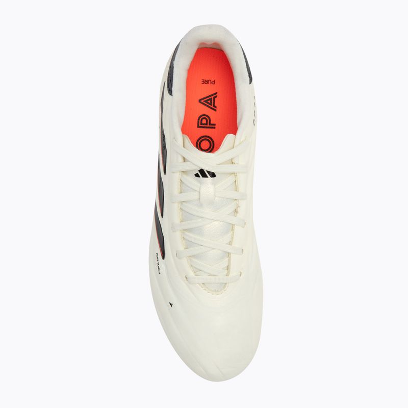 Кросівки футбольні чоловічі adidas Copa Pure II Pro FG ivory/core black/solar red 5