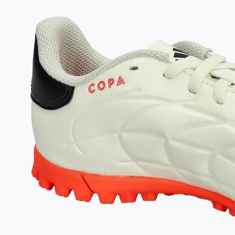 Кросівки футбольні дитячі adidas Copa Pure II Club TF ivory/core black/solar red 9