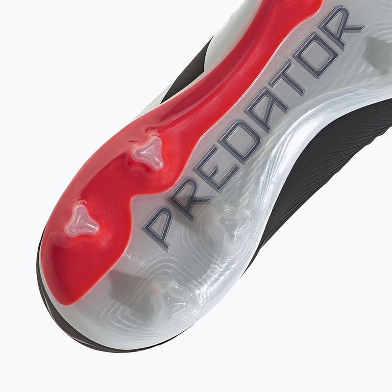 Кросівки футбольні чоловічі adidas Predator Pro FG core black/cloud white/solar red 8