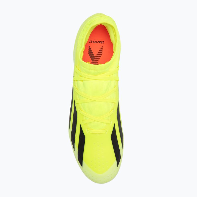 Кросівки футбольні чоловічі adidas X Crazyfast League FG team solar yellow/core black/cloud white 6