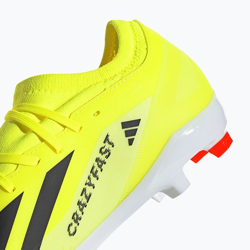 Кросівки футбольні чоловічі adidas X Crazyfast League FG team solar yellow/core black/cloud white 10